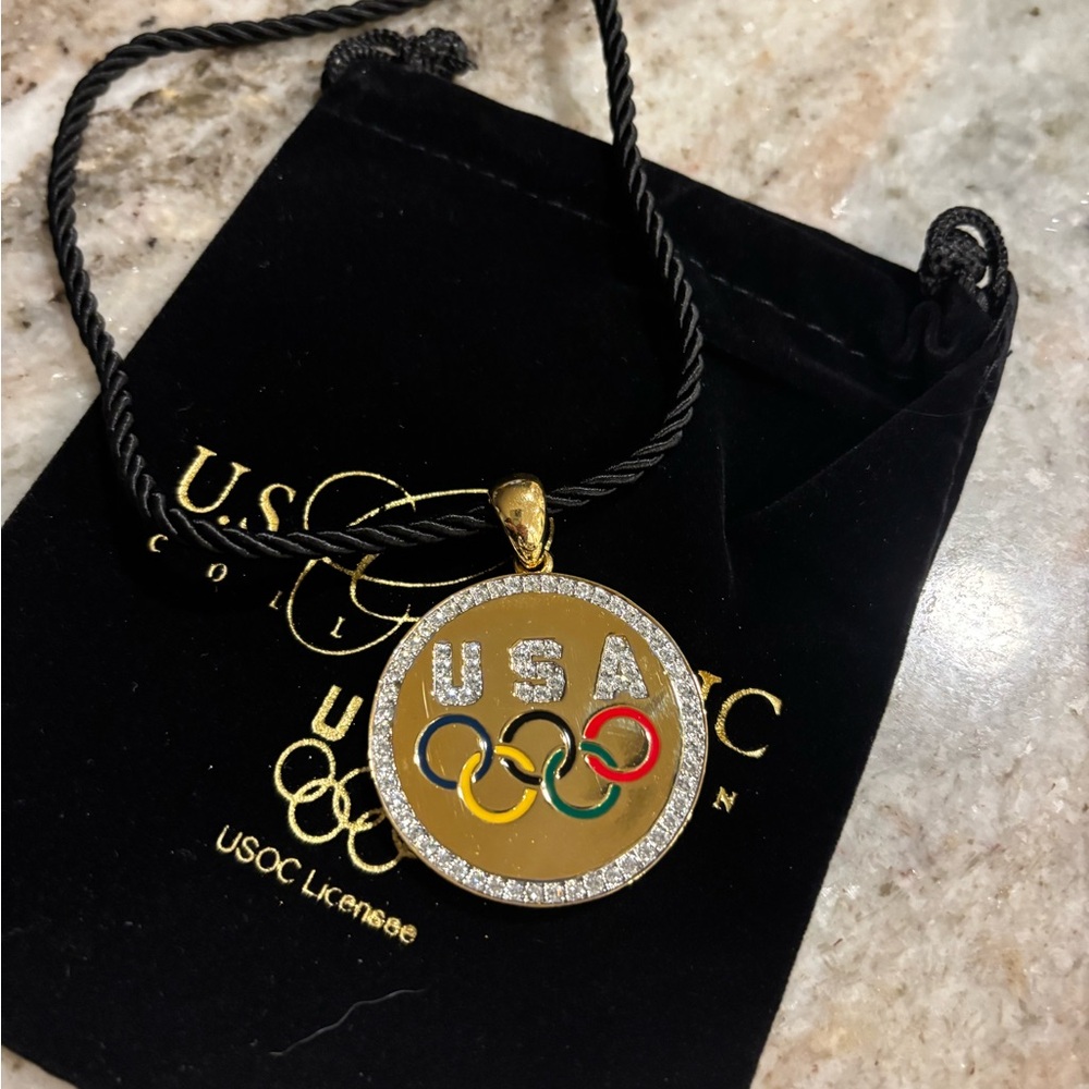USA Collectible Olympic Jewelry - Necklace & Bracelet set
